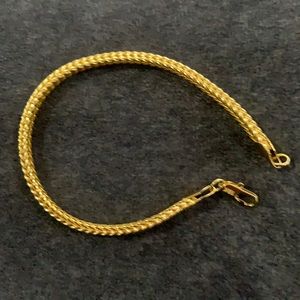 18k plated gold bracelet